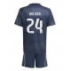 Real Madrid Dean Huijsen #24 Gostujuci Dres za djecu 2025-26 Kratak Rukav (+ Kratke hlače)